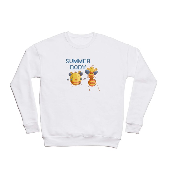 Summer Body - Bees Exercising Crewneck Sweatshirt