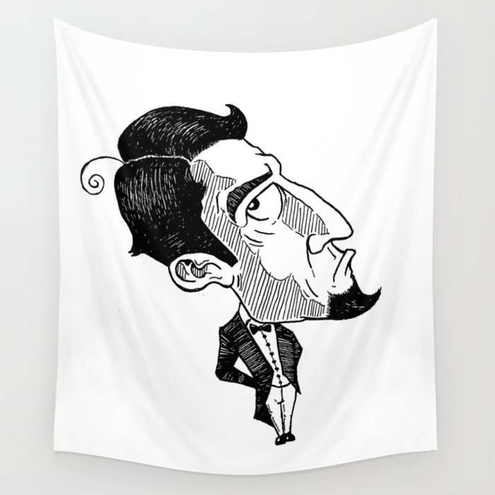 Curly Customer Wall Tapestry
