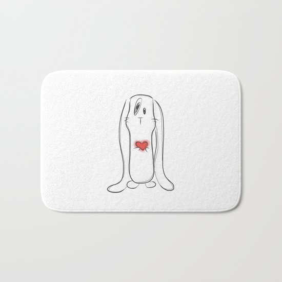 Shining heart Bath Mat