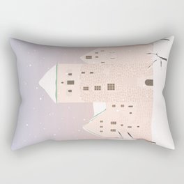 Turku Castle Winter, Finland Rectangular Pillow