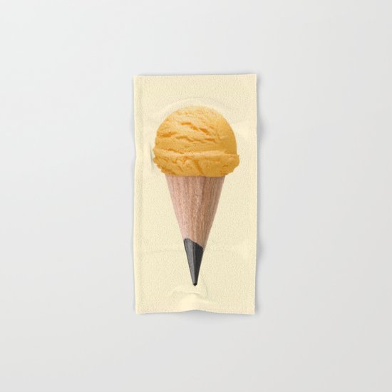 ICE CREAM PENCIL Hand & Bath Towel