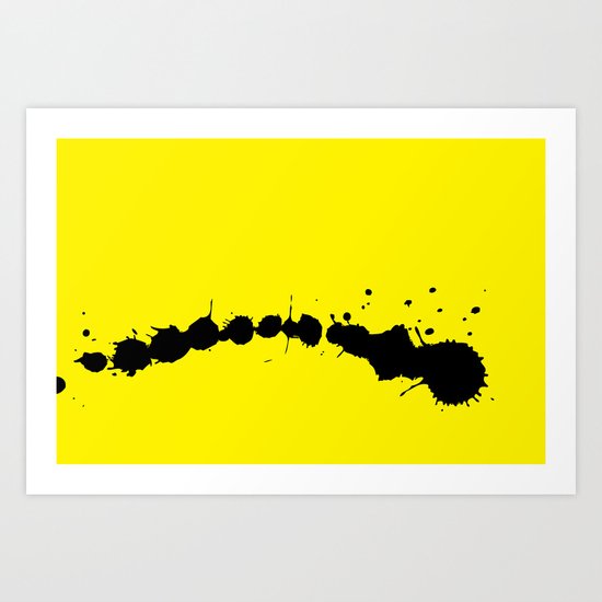Ink Art Print