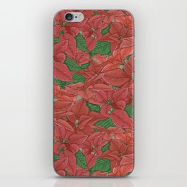 Poinsettia iPhone Skin