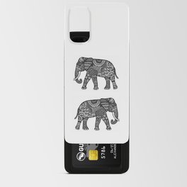 Patterned elephant tangle Android Card Case