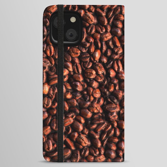 Coffee beans iPhone Wallet Case