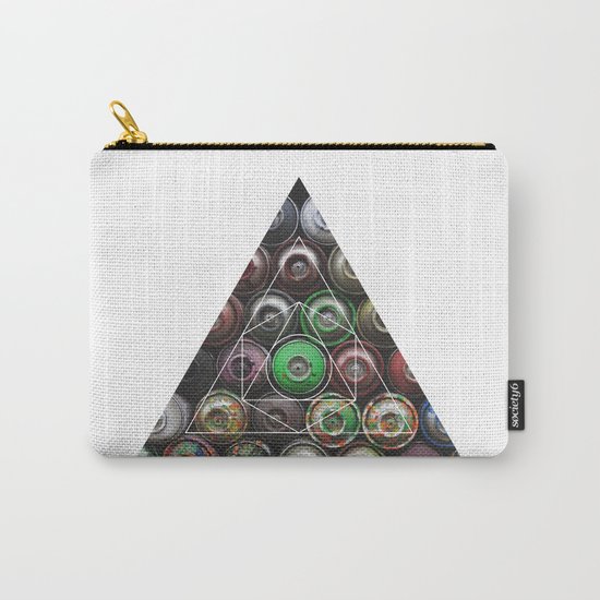 Graffiti Spray Cans - Geometric Photography Carry-All Pouch