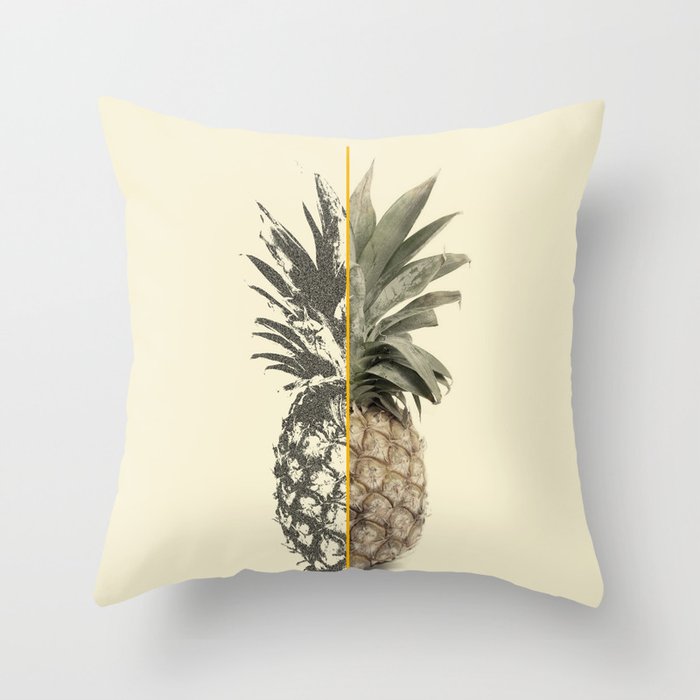 Double Pineapple Throw Pillow