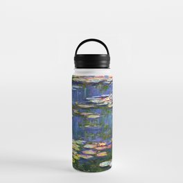 Claude Monet - irises Water Bottle