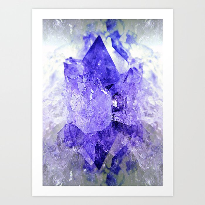 Titanium Crystal Art Print by Art on an Island