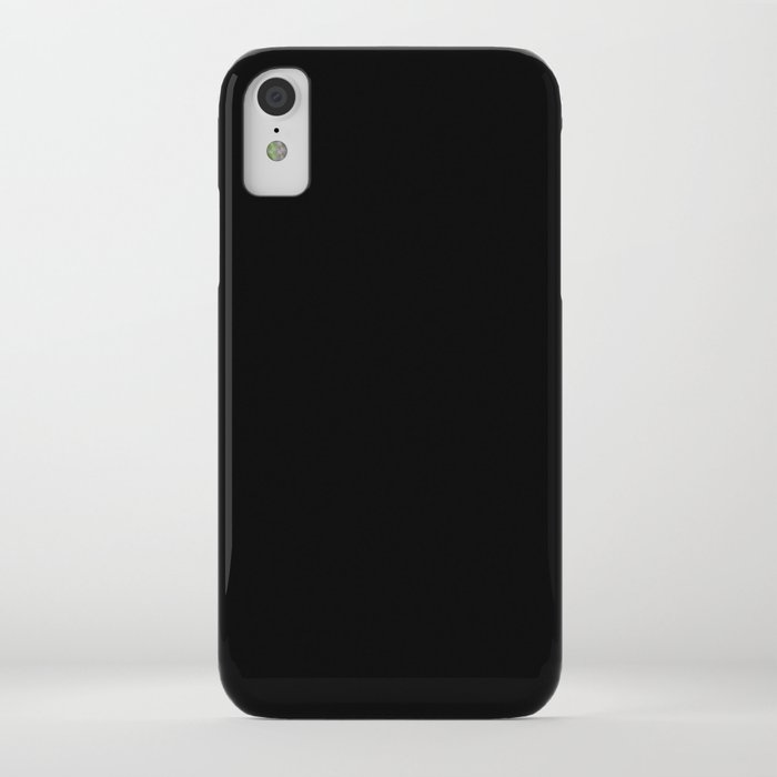 Simply Midnight Black iPhone Case