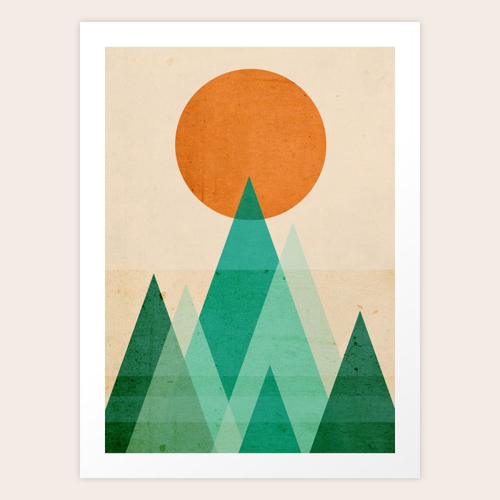 No mountains high enough Art Print by budikwan | Society6