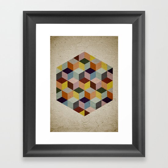 Dimension Framed Art Print