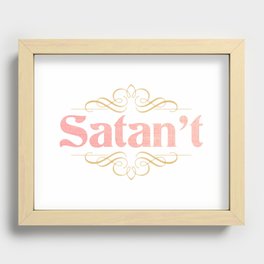 Satan’t Recessed Framed Print