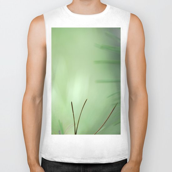 Green forest Biker Tank