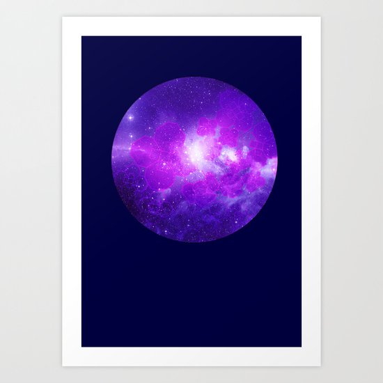Wildflower Orb Art Print