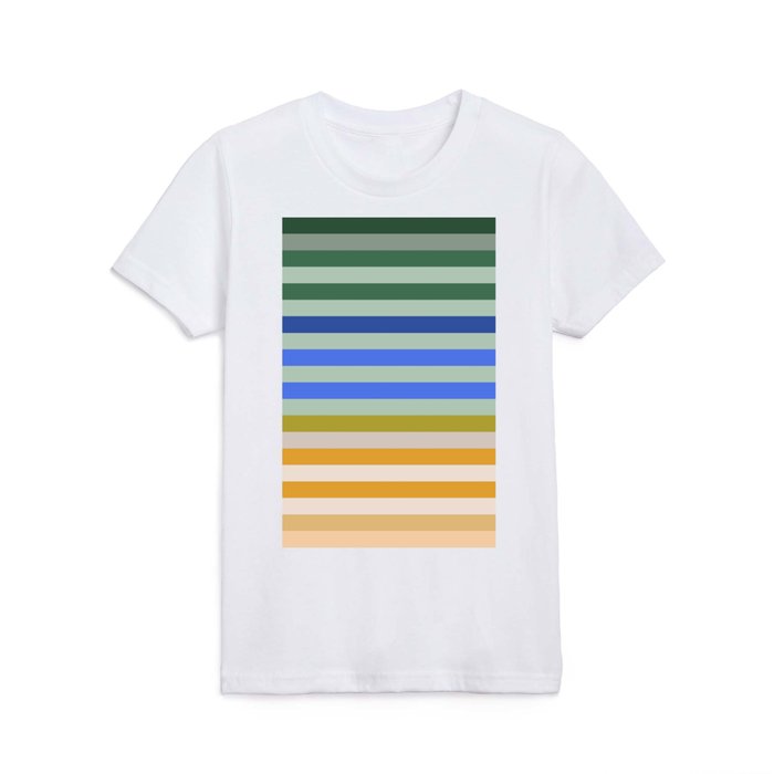 Stripes (Stylized Patterns 18) Kids T Shirt
