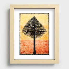 Tree Top. Recessed Framed Print