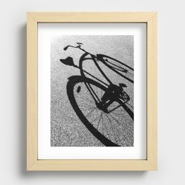 Shadow Bike Recessed Framed Print