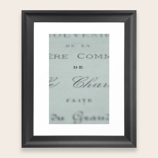 Fonts Framed Art Print
