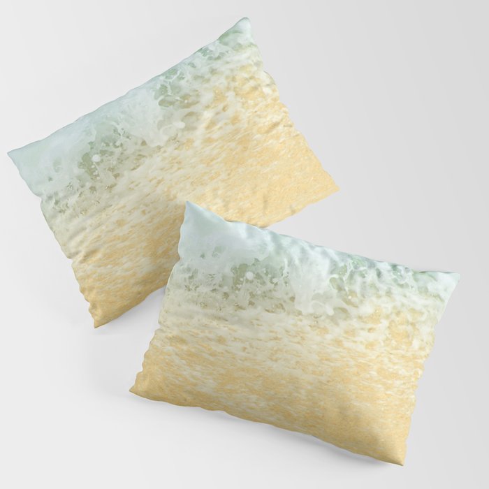 Kite Beach Ocean Splash Pillow Sham