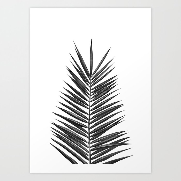 Palm Leaf Art Print By Nikaakin Society6