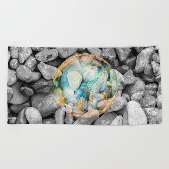 BUBBLE BEAUTY Beach Towel