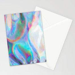 Iridescence 2 - Rainbow Abstract Stationery Card