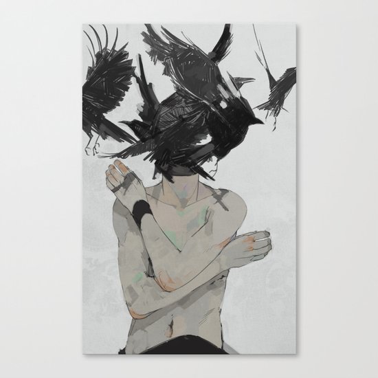 Crows Canvas Print