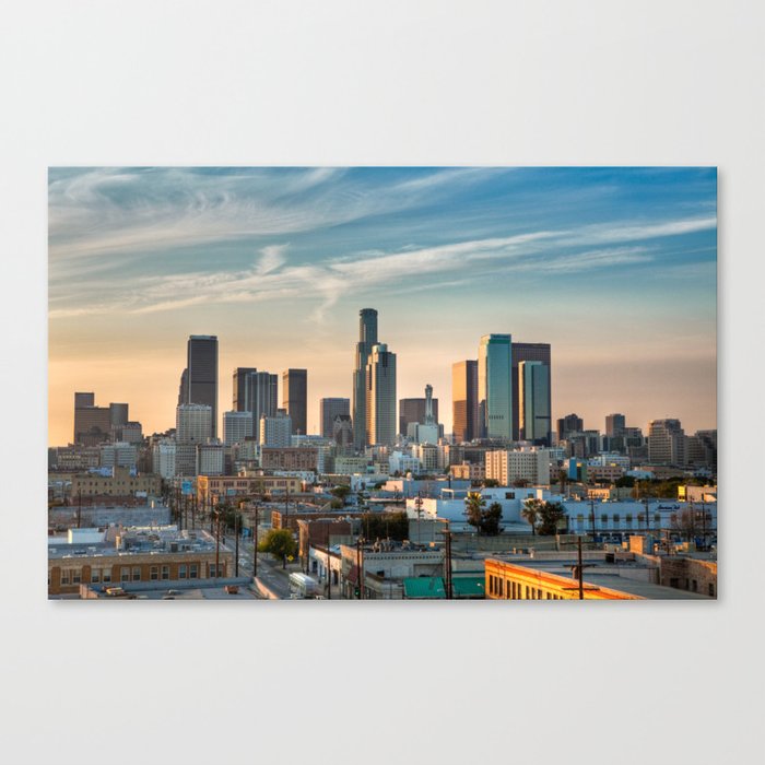 LA Skyline Canvas Print