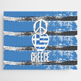 Peace, Love, Greece Jigsaw Puzzle