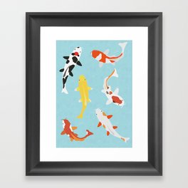 Koi Fish art  Framed Art Print