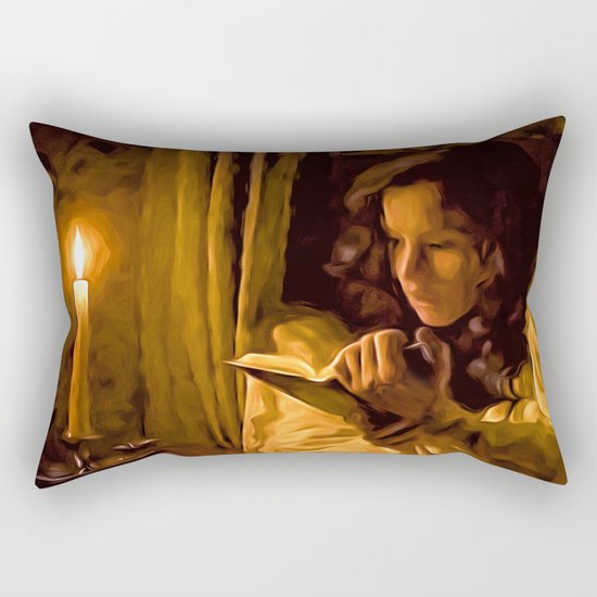 A little night reading Rectangular Pillow