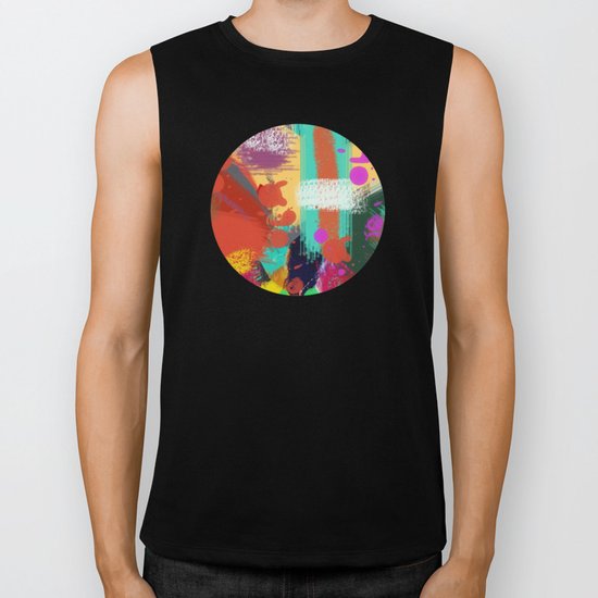 Color clock Biker Tank
