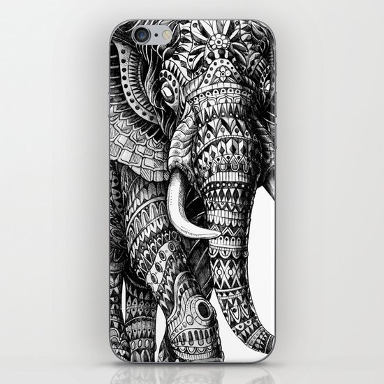 Ornate Elephant v.2 iPhone & iPod Skin