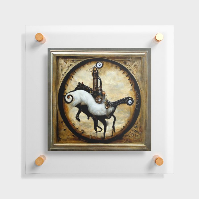 Clockwork Horse Floating Acrylic Print