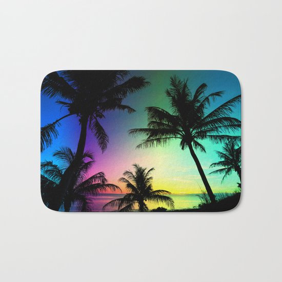 California Palm Trees Dream Bath Mat