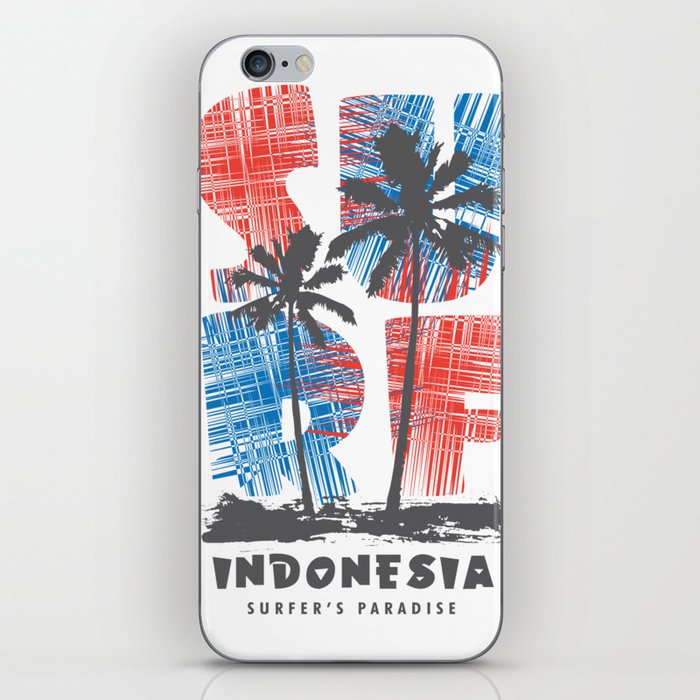 Indonesia surf paradise iPhone Skin