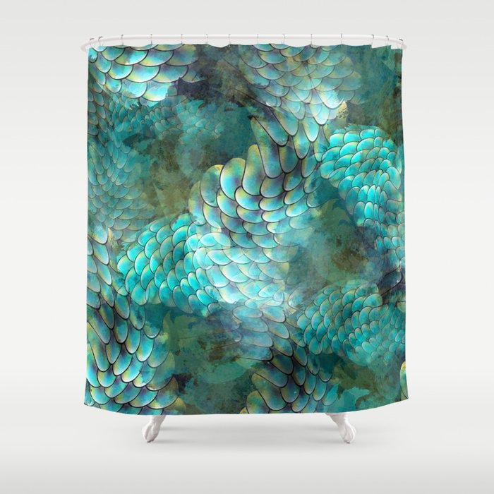 Mermaid Scales Shower Curtain