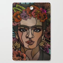 Frida and Flowers Cutting Board