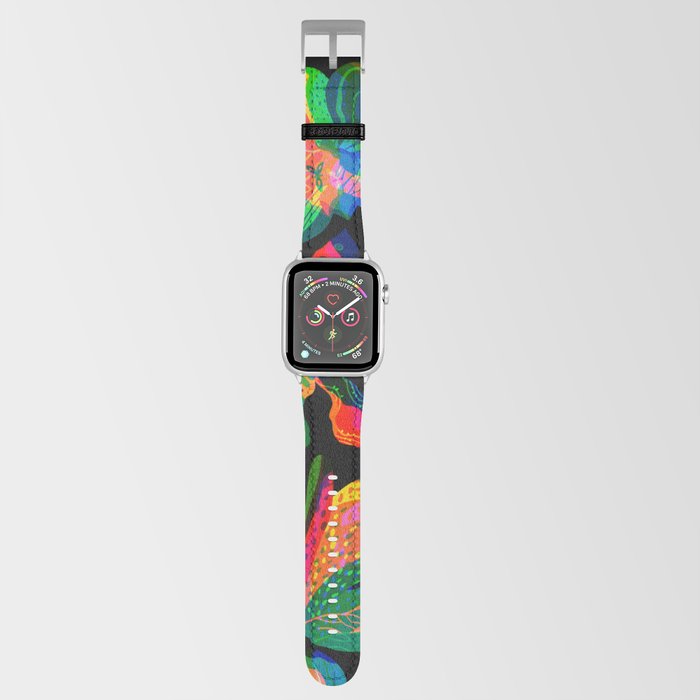 Trippy Tropical Flowers #1 Apple Watch Band
