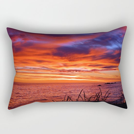 The Mighty Saint-Lawrence at Dawn Rectangular Pillow