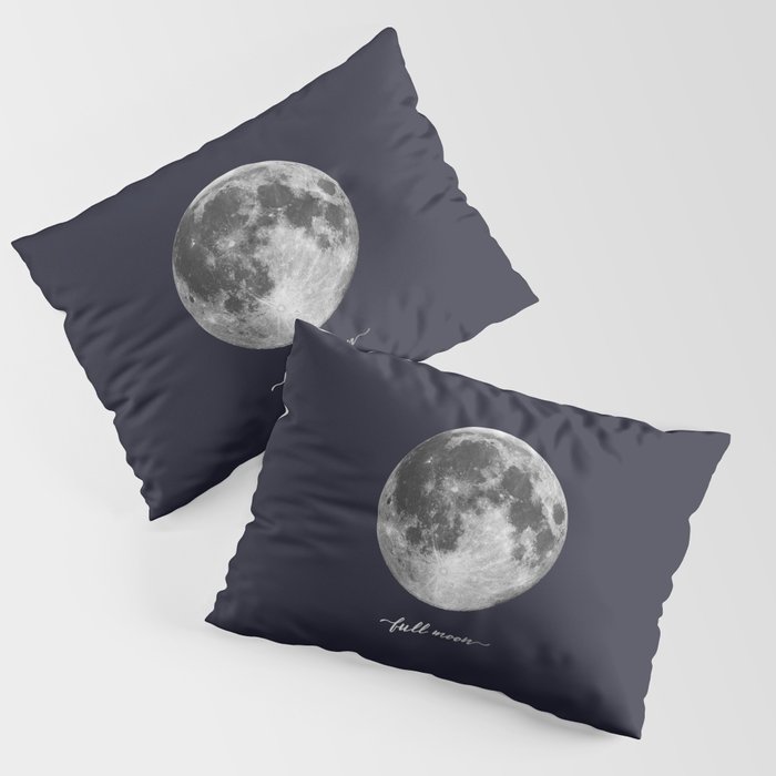 Full Moon on Navy English Pillow Sham