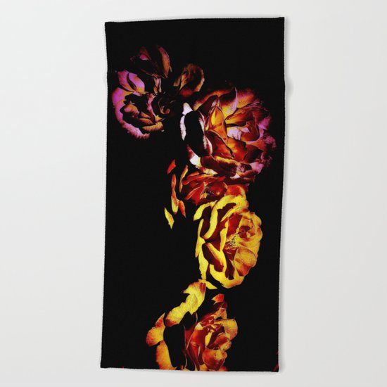 Dark Rose Tower, Broken Heart Beach Towel