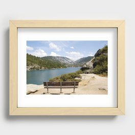 Love Seat at Pinecrest Lake Recessed Framed Print