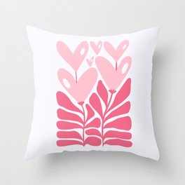 Valentine's - Hearts In Pink  Throw Pillow