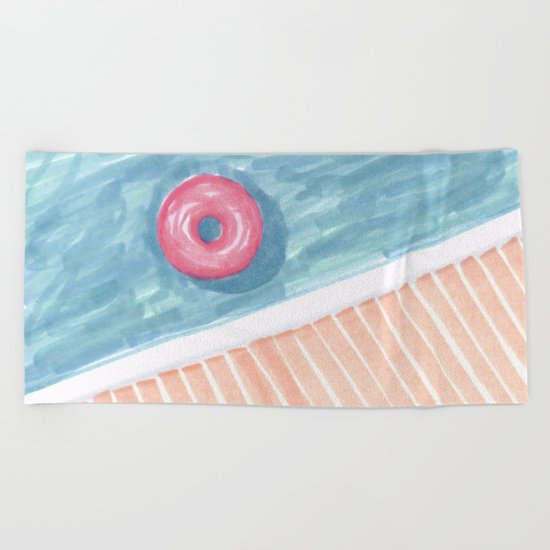 Alone #society6 #decor #buyart Beach Towel