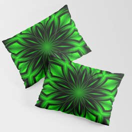 Mandala Green 6 Pillow Sham