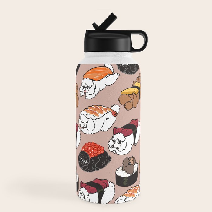 Poodle water bottle deals