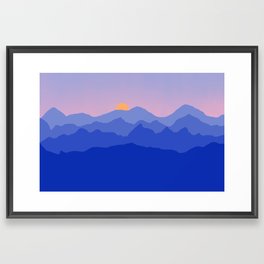 Blue Hills Framed Art Print