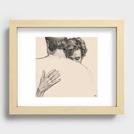 Hold me tight Recessed Framed Print